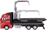 Toi-Toys metal tow truck toy car with crane and pull-back function-3
