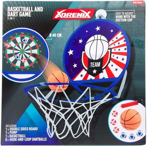 Adrenix Spel Darts Basketbal 2in1 Spel