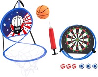 Adrenix Spel Darts Basketbal 2in1 Spel-2