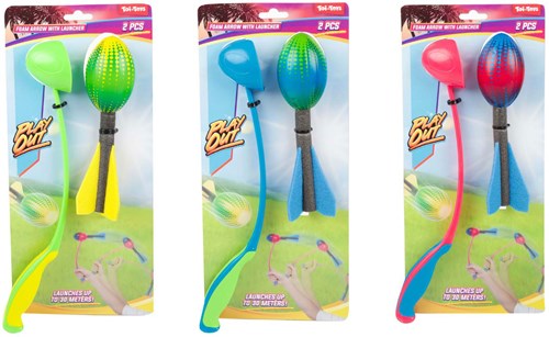 Play Out Mini Foampijl met Werper Vortex