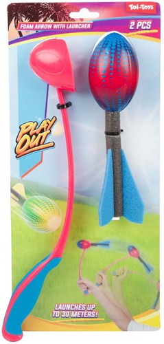 Play Out Mini Foampijl met Werper Vortex-3
