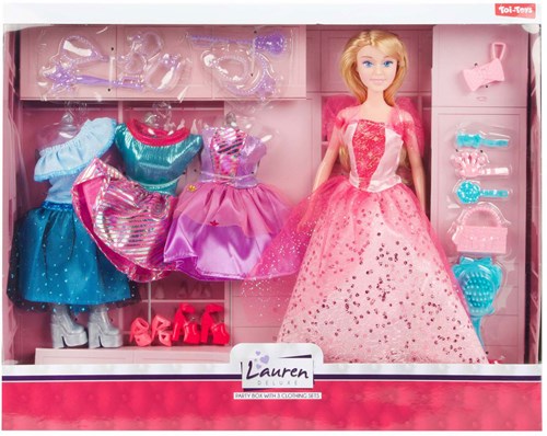 Lauren Modepop Feest met 3 Kledingsets en Accessoires
