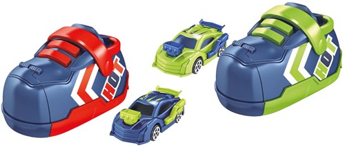 Turbo Racers Rally Auto met Schoen Afschieter-2