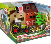 Ackers Ville Boerderij met Tractor Licht en Geluid Speelset, 12dlg.-3