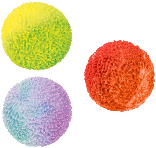 Fun Textuurknijpbal Moss Gevuld met Foam, 8cm-2