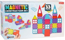 Toi-Toys magnetic building toy set with 33 colorful panels