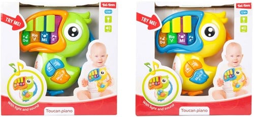 Little Stars Baby Piano met Muziek Toekan met Licht en Geluid