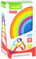 Little Stars Baby Stapeltoren Regenboog, 7dlg.