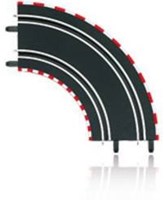 Carrera racetrack curve - 2 pieces plastic track parts 1:43-2