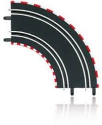 Carrera racetrack curve - 2 pieces plastic track parts 1:43-2