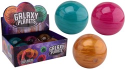 Johntoy glitter ball planet toy 10cm colorful for kids