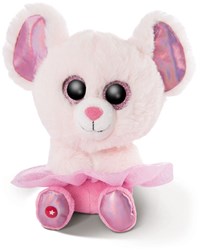 Nici plush Glubschis ballerina mouse Yammy 15 cm soft toy pink