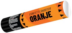 Twisk confetti shooter orange 20cm party cannon celebration