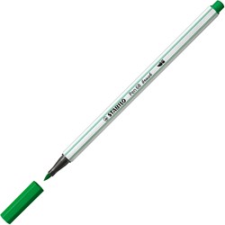 Stabilo brush pen premium felt-tip emerald green - creative drawing