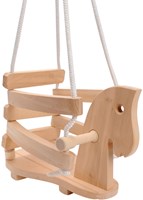 Playwood wooden swing horse - swing seat for kids garden outdoor