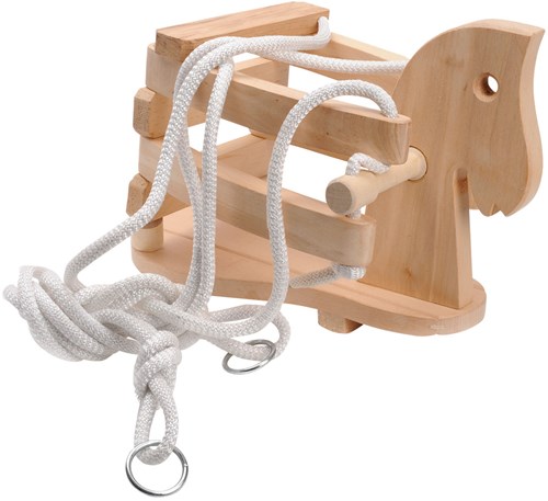 Playwood wooden swing horse - swing seat for kids garden outdoor-2