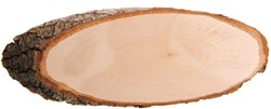 Playwood wooden nameplate bark - creative toy decoration