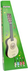 Playwood guitar pink - wooden kids guitar musical instrument toy
