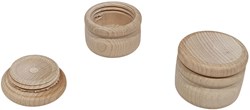 Playwood tooth box beech wood - milk tooth storage box 4.2cm