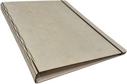 Playwood wooden A4 ring binder craft folder for kids and school