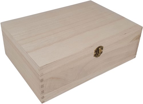 Playwood wooden toy storage box with 24 compartments and lid - organizer