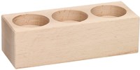 Playwood tealight holder beechwood rectangular creative toy