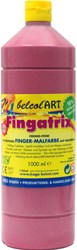 Eduplay finger paint 1000ml pink - creative paint for kids