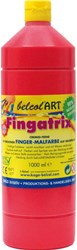 Eduplay finger paint 1000ml red - creative paint for kids