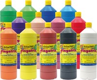 Eduplay finger paint 1000ml black - creative paint for kids-2