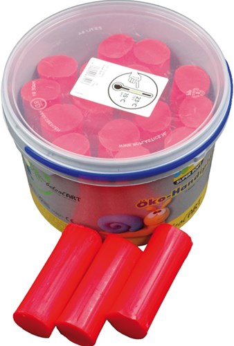 Eduplay craft clay SuperSoft 1750g in bucket red - creative play set-3