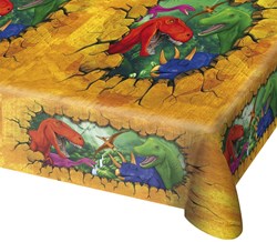 Folat dinosaur tablecloth plastic 130x180cm - dino decoration