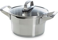 BK Premium+ cookware set 4-piece stainless steel safe pouring system silver-3