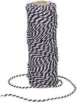 Quantore cotton rope blue-white 45 meters 50 grams cord-3