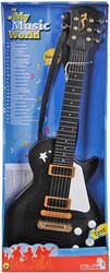 Simba rock guitar toy electric black with sound and metal strings