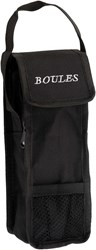 HOT Sports + Toys boules bag black for 3 balls - sturdy carrying case