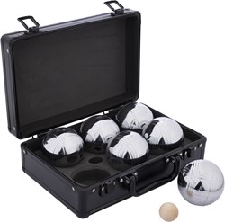 HOT Sports + Toys boules set aluminium case 6 balls 720g