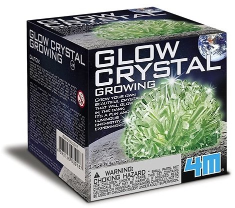 4M Science crystal growing kit glow in the dark experiment toy