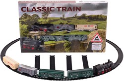 Johntoy locomotive playset - toy train set 19-piece multicolor