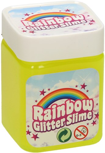 Johntoy slime rainbow glitter toy jar colorful-3