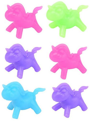 Johntoy Sticky Unicorn Window Walkers - Magical Toy in Tube 6 Pieces-2