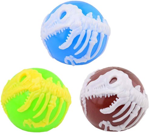Johntoy light-up dino bounce ball 8cm toy ball
