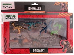 Johntoy dinosaur playset Animal World - 7-piece toy set