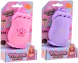Johntoy princess toy phone with light and sound pink