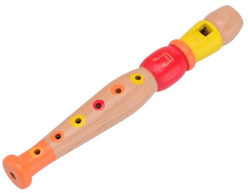 Johntoy wooden recorder musical instrument for children-3