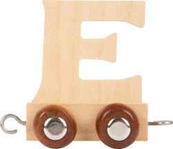 Small Foot wooden letter train E - toy letter for kids - set of 12
