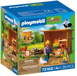 Playmobil Country chicken coop farm playset with animals 72168