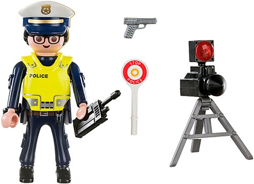 Playmobil Policeman - Speed Check Playset 70305 Special Plus-2