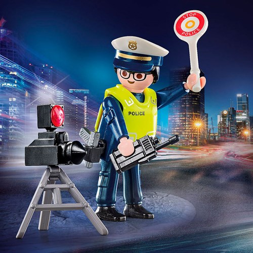 Playmobil Policeman - Speed Check Playset 70305 Special Plus-3