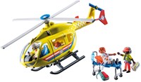 Playmobil City Life Rescue Helicopter - Toy Helicopter 71203-3