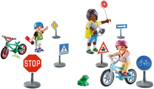 Playmobil City Life traffic education playset with accessories-3